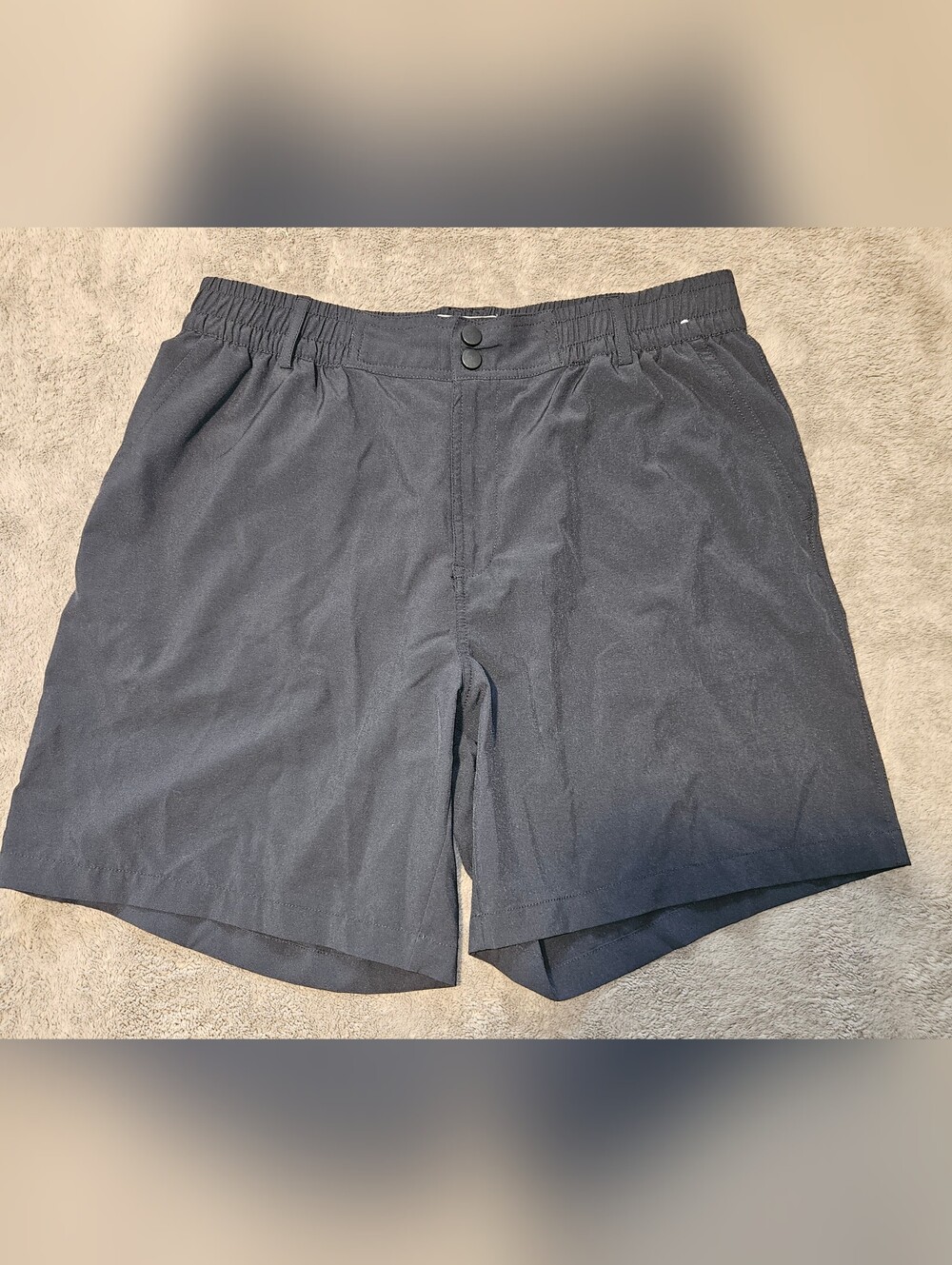 Burlebo Men's - Everyday Performance Shorts - Black w/ Retro Duck Camo Pockets